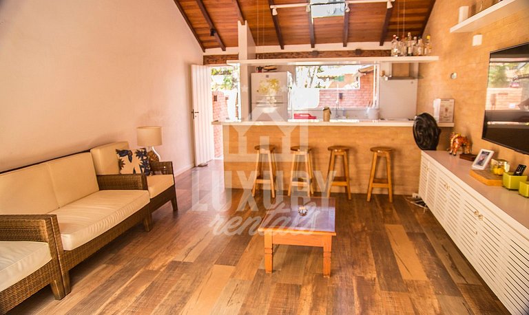 Linda Casa em Condomínio Pé na Areia de Geribá Por Luxury Re