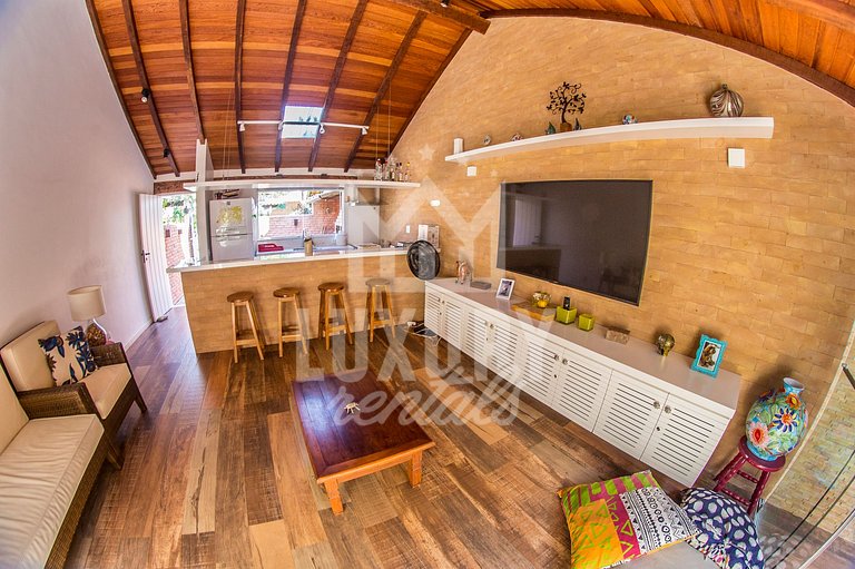 Linda Casa em Condomínio Pé na Areia de Geribá Por Luxury Re