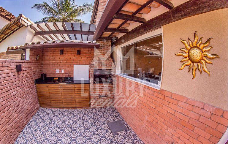 Linda Casa em Condomínio Pé na Areia de Geribá Por Luxury Re