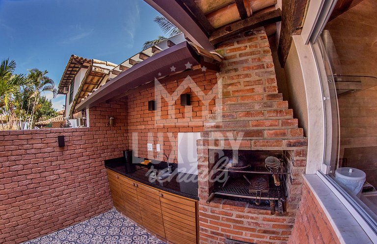 Linda Casa em Condomínio Pé na Areia de Geribá Por Luxury Re