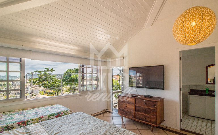 Casa com Vista Incrível quatro Suítes Prx a Geriba