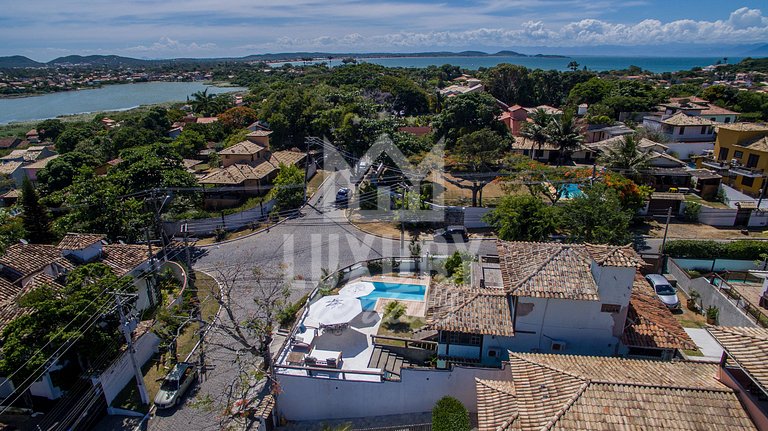 Casa com Vista Incrível quatro Suítes Prx a Geriba