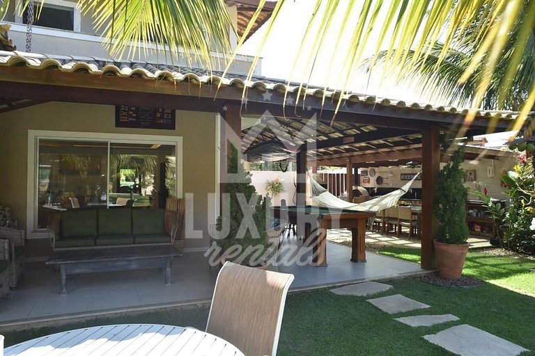 Excelente Casa em Condomínio na Praia de Geribá