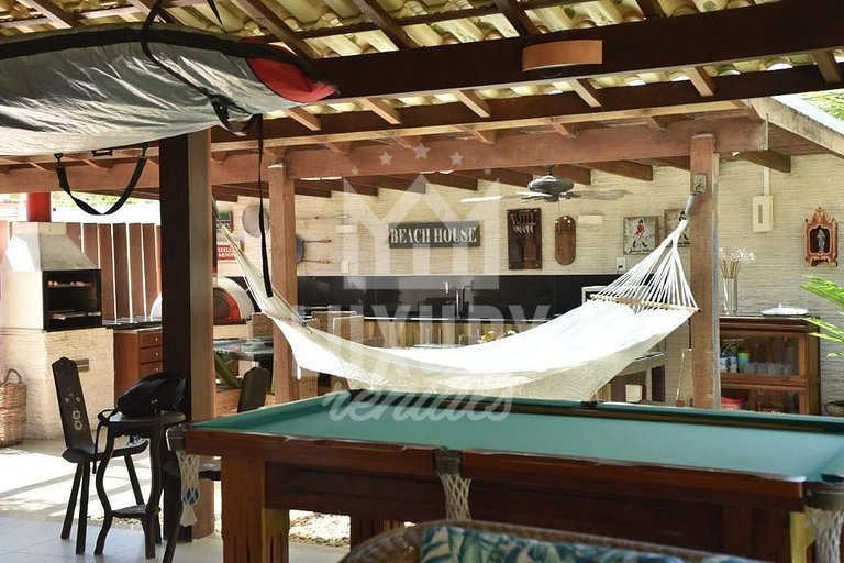 Excelente Casa em Condomínio na Praia de Geribá