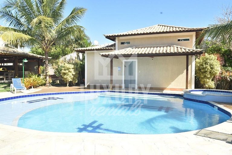 Excelente Casa em Condomínio na Praia de Geribá