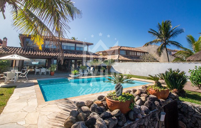 Paraíso Pé na Areia de Geribá com Cinco Suítes Por Luxury Re