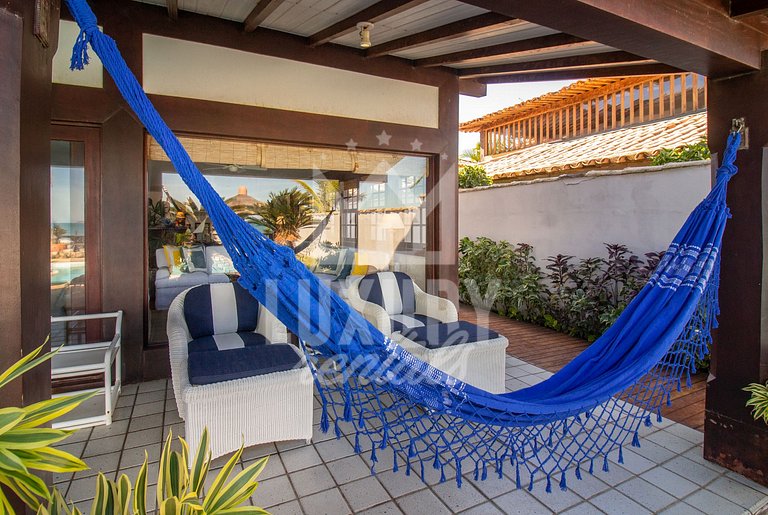 Paraíso Pé na Areia de Geribá com Cinco Suítes Por Luxury Re