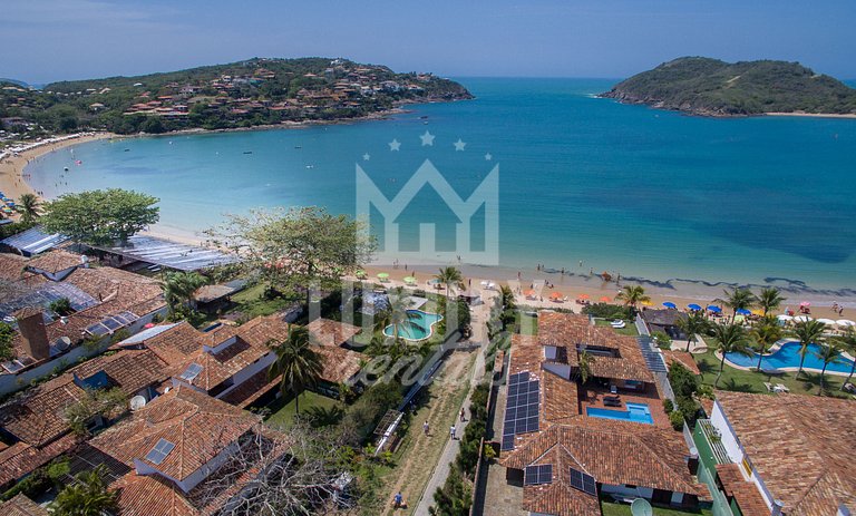 Mansão Beira Mar com Cinco Suítes na Praia da Ferradura - Po