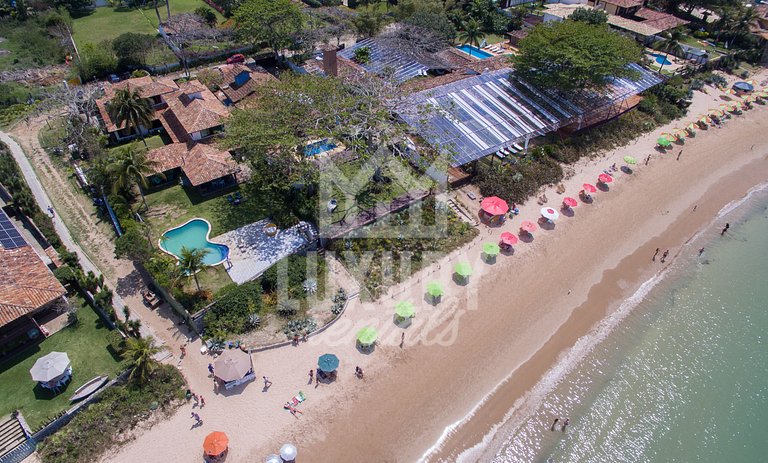 Mansão Beira Mar com Cinco Suítes na Praia da Ferradura - Po