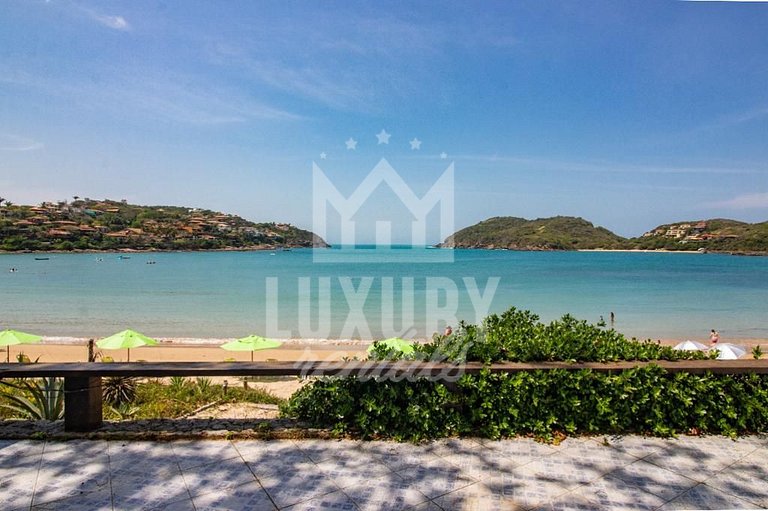 Mansão Beira Mar com Cinco Suítes na Praia da Ferradura - Po