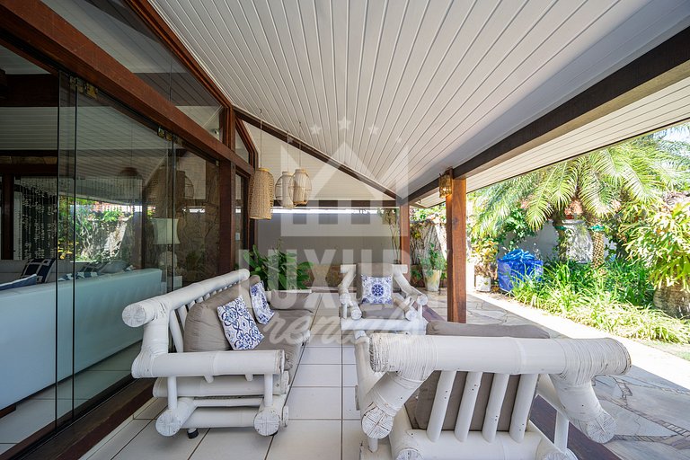 Casa com Cinco Suítes em Geribá por Luxury Rentals