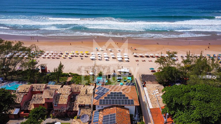 Mansão Pé na Areia com Dez Suítes em Geribá