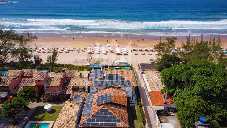 Mansão Pé na Areia com Dez Suítes em Geribá