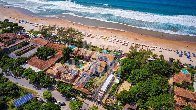 Mansão Pé na Areia com Dez Suítes em Geribá