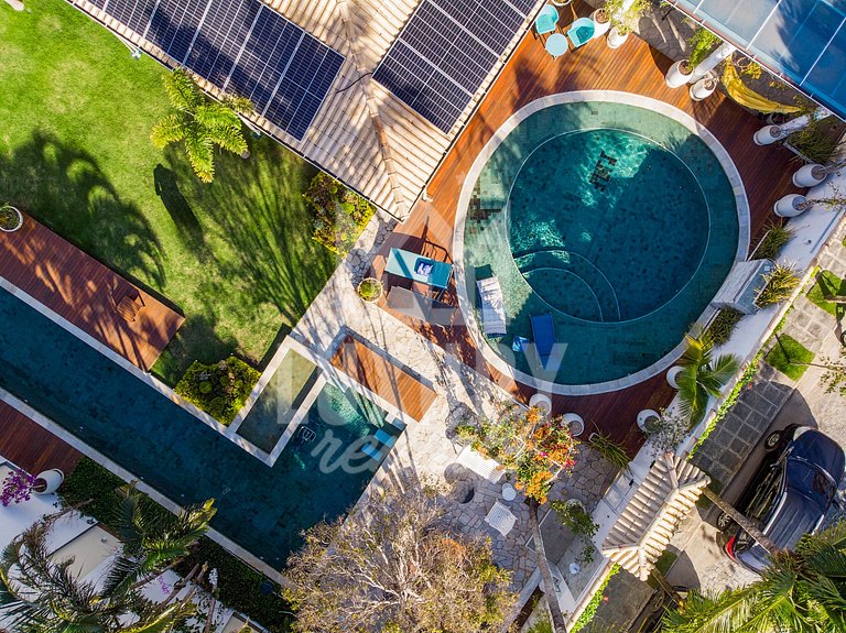 Mansão Resort em Geribá com Cinco Suítes