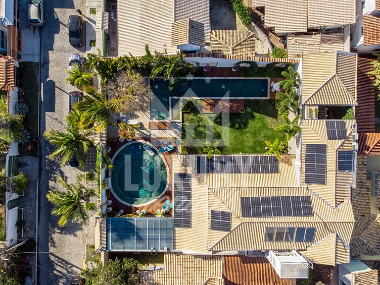 Mansão de Cinco Suítes próximo a Praia de Geribá por Luxury