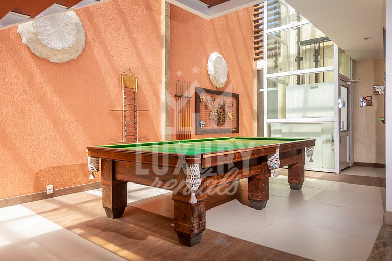 Mansão Pé na Areia da Praia de Geribá com Seis Suítes Por Lu