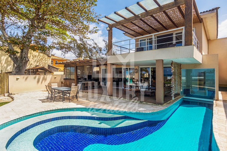 Mansão Pé na Areia da Praia de Geribá com Seis Suítes Por Lu