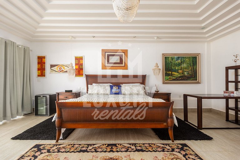 Mansão Pé na Areia da Praia de Geribá com Seis Suítes Por Lu