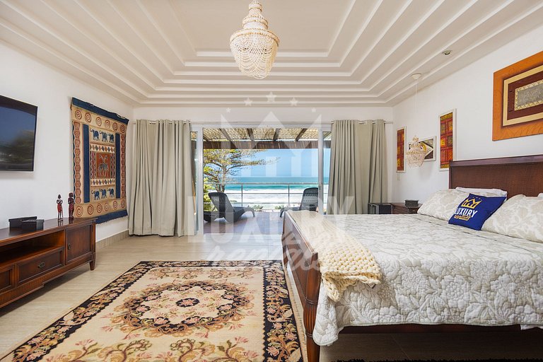 Mansão Pé na Areia da Praia de Geribá com Seis Suítes Por Lu