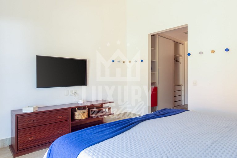 Mansão Pé na Areia da Praia de Geribá com Seis Suítes Por Lu