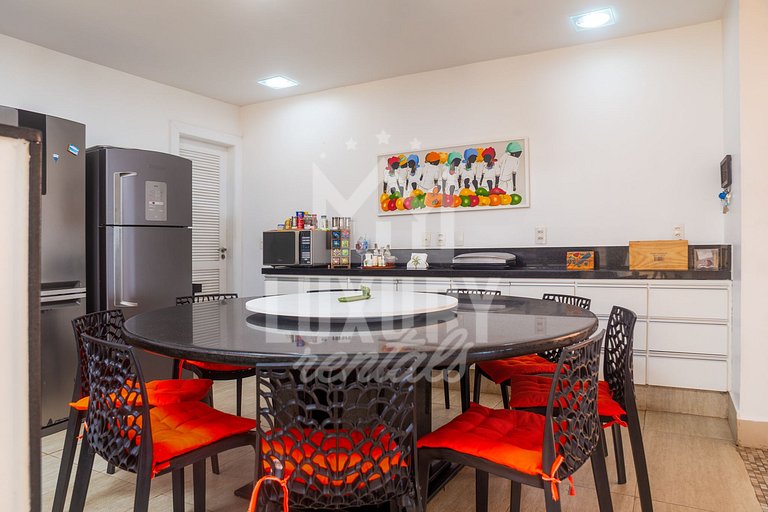 Mansão Pé na Areia da Praia de Geribá com Seis Suítes Por Lu