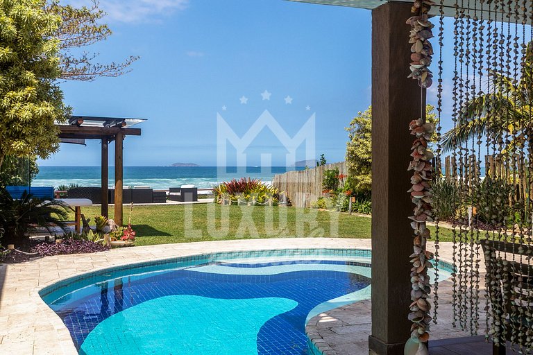 Mansão Pé na Areia da Praia de Geribá com Seis Suítes Por Lu