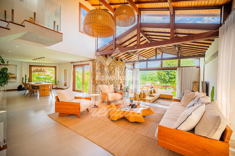 Refúgio de Luxo com Vista para as Montanhas