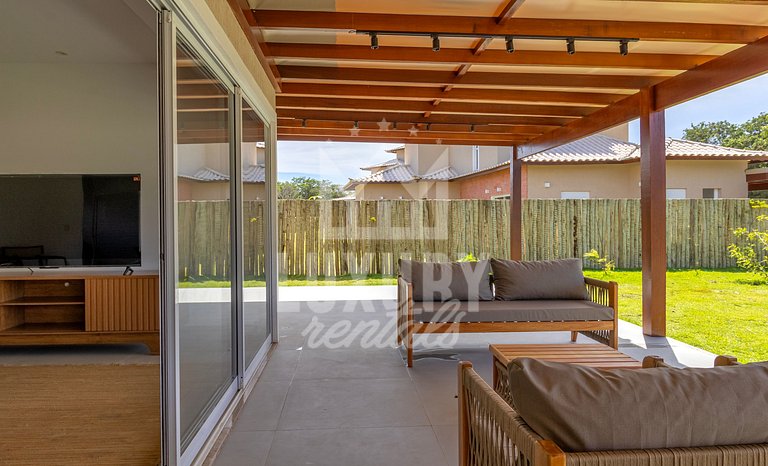 Casa Luxo com 4 suítes e piscina-Centro de Búzios