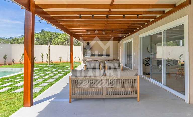 Casa Luxo com 4 suítes e piscina-Centro de Búzios