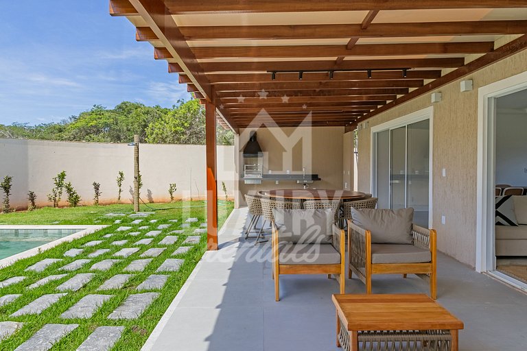 Casa Luxo com 4 suítes e piscina-Centro de Búzios