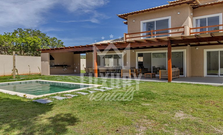 Casa Luxo com 4 suítes e piscina-Centro de Búzios