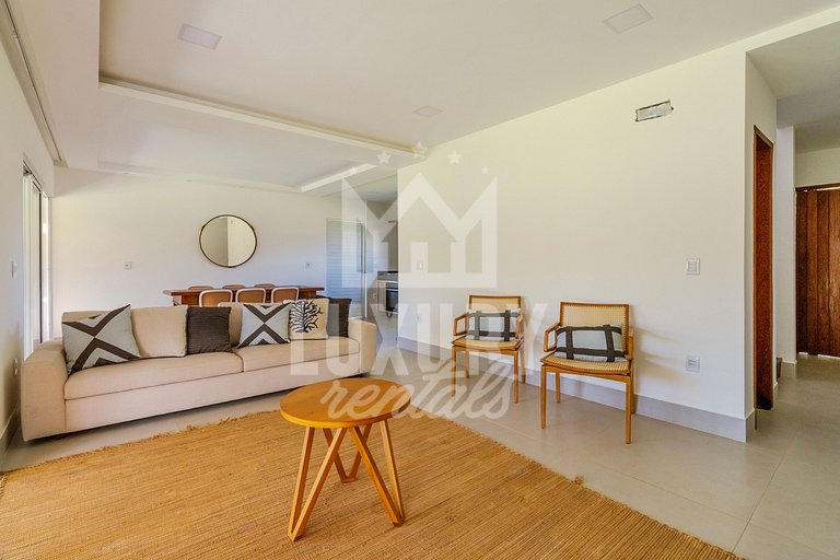 Casa Luxo com 4 suítes e piscina-Centro de Búzios