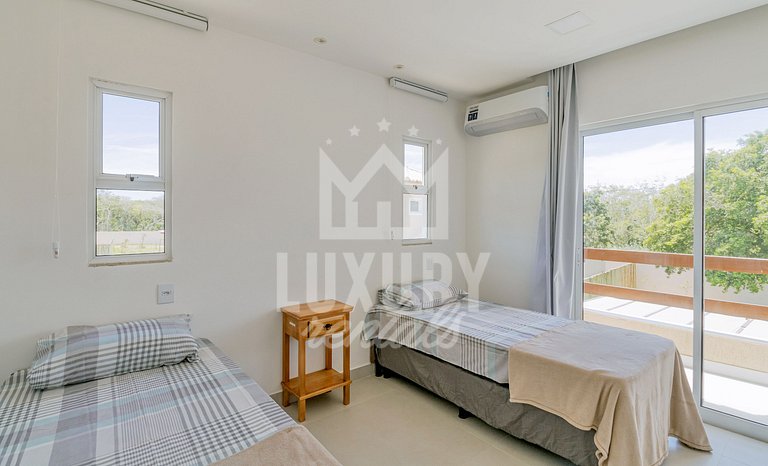 Casa Luxo com 4 suítes e piscina-Centro de Búzios