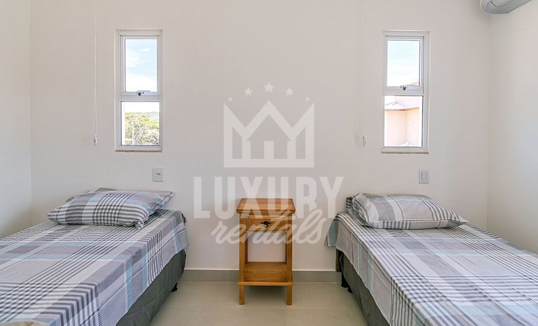 Casa Luxo com 4 suítes e piscina-Centro de Búzios