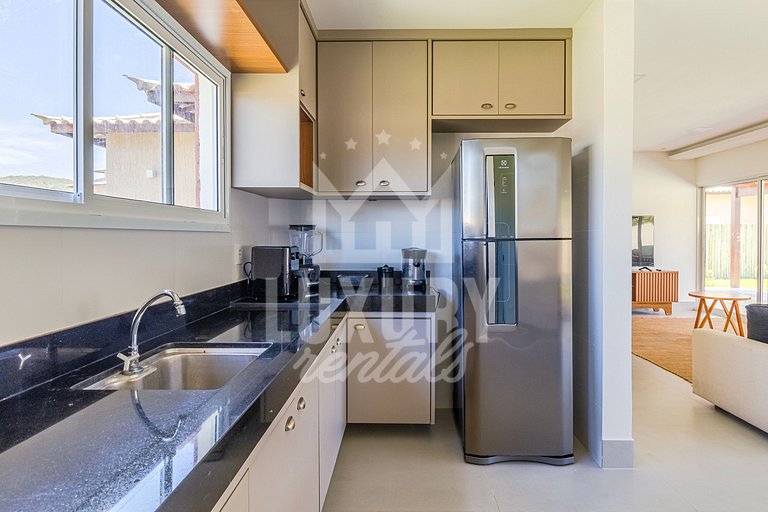 Casa Luxo com 4 suítes e piscina-Centro de Búzios