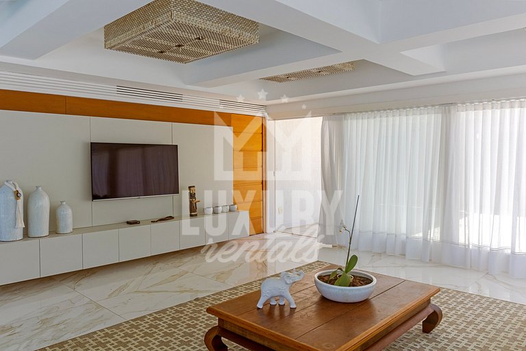 Luxo na Areia com Academia por Luxury Rentals