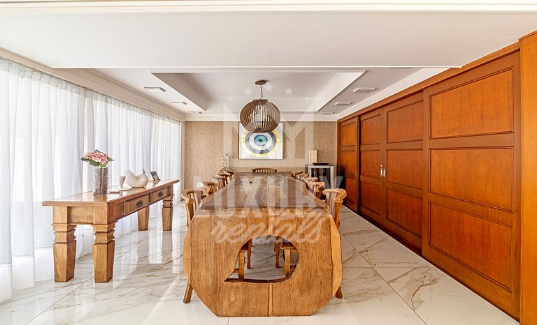 Luxo na Areia com Academia por Luxury Rentals