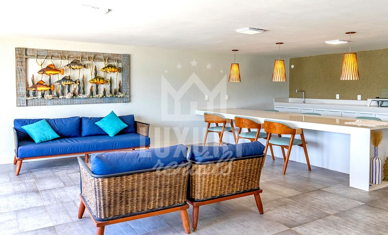 Luxo na Areia com Academia por Luxury Rentals