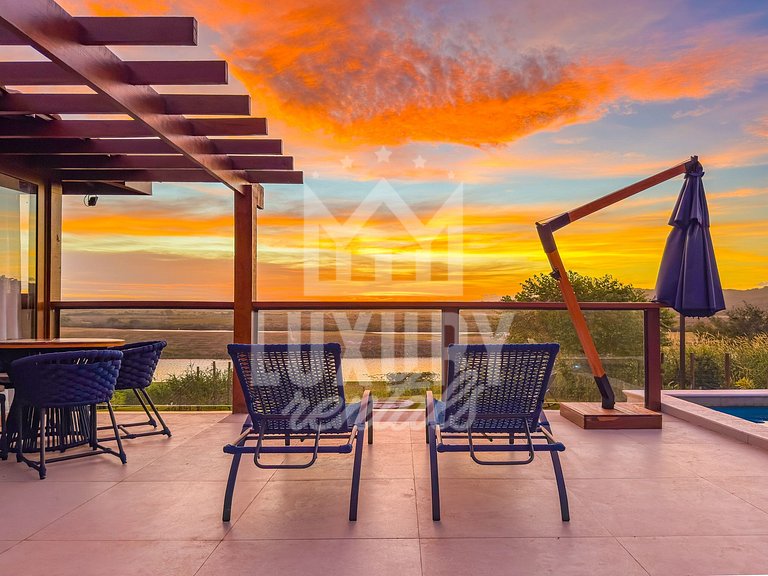Villa Golf | 5 Suítes, Piscina Aquecida e Jacuzzi
