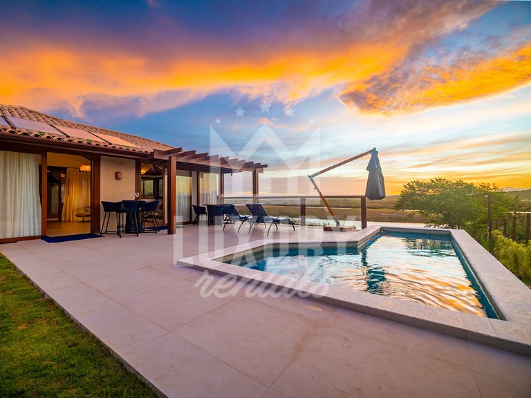 Villa Golf | 5 Suítes, Piscina Aquecida e Jacuzzi