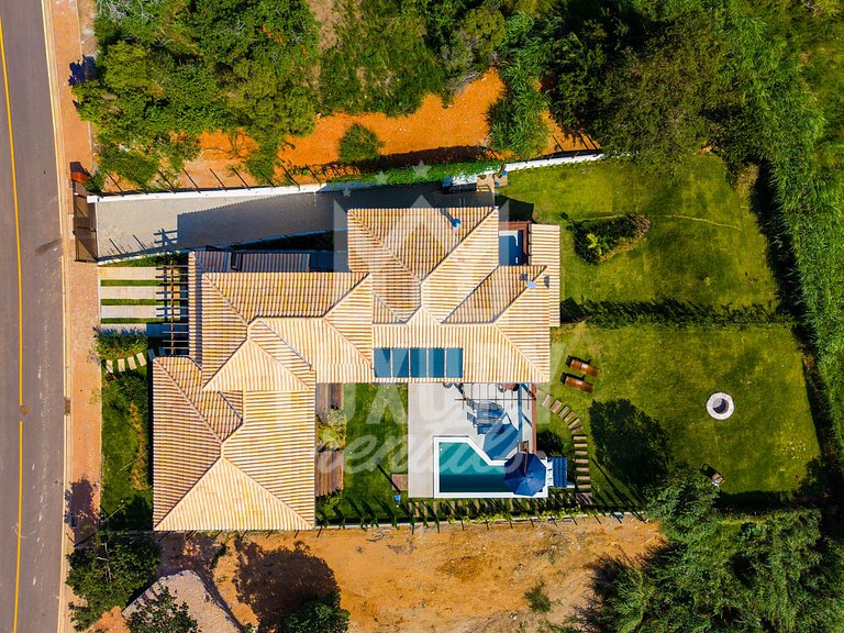Villa Golf | 5 Suítes, Piscina Aquecida e Jacuzzi