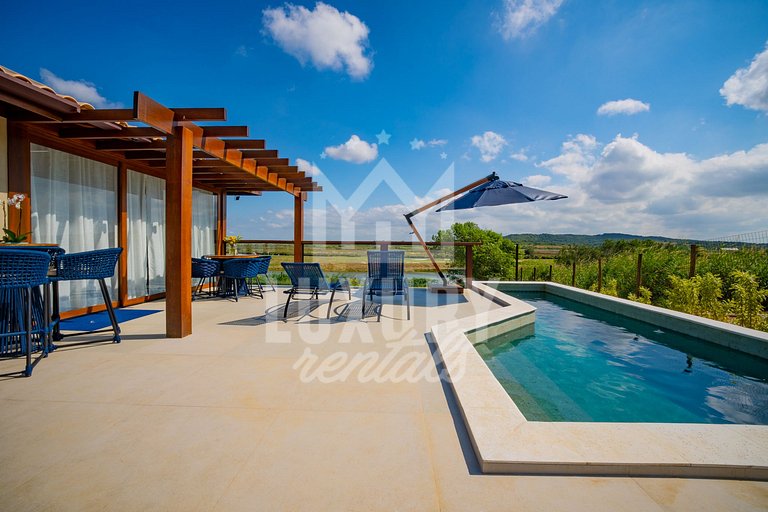 Villa Golf | 5 Suítes, Piscina Aquecida e Jacuzzi