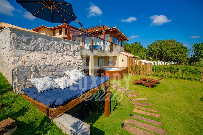 Villa Golf | 5 Suítes, Piscina Aquecida e Jacuzzi