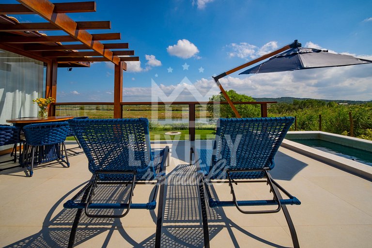 Villa Golf | 5 Suítes, Piscina Aquecida e Jacuzzi