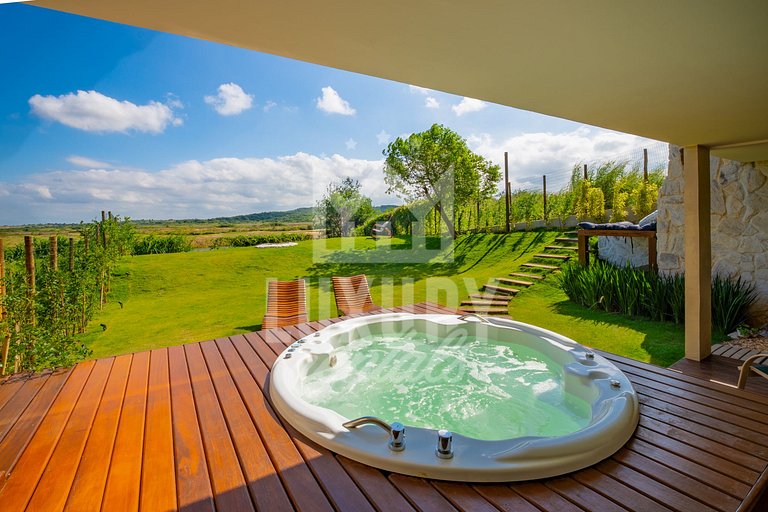 Villa Golf | 5 Suítes, Piscina Aquecida e Jacuzzi