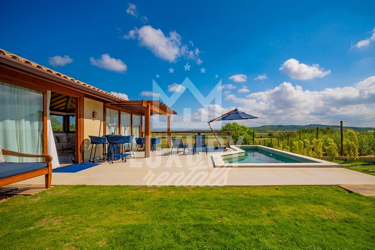 Villa Golf | 5 Suítes, Piscina Aquecida e Jacuzzi