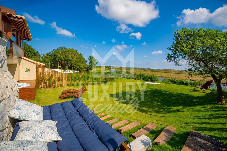Villa Golf | 5 Suítes, Piscina Aquecida e Jacuzzi